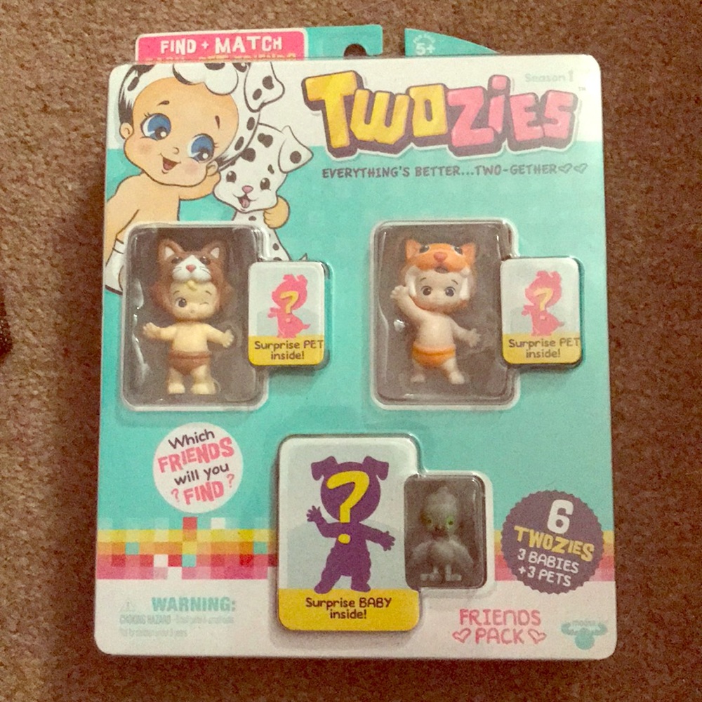 Twozies Season 1 3 Babies + 3 Pets
